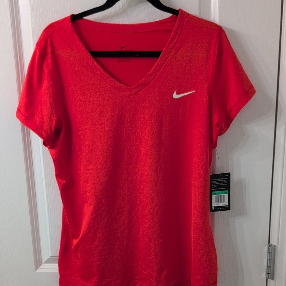 Nike Dri Fit Women's Bright Orange XL Top New With Tag